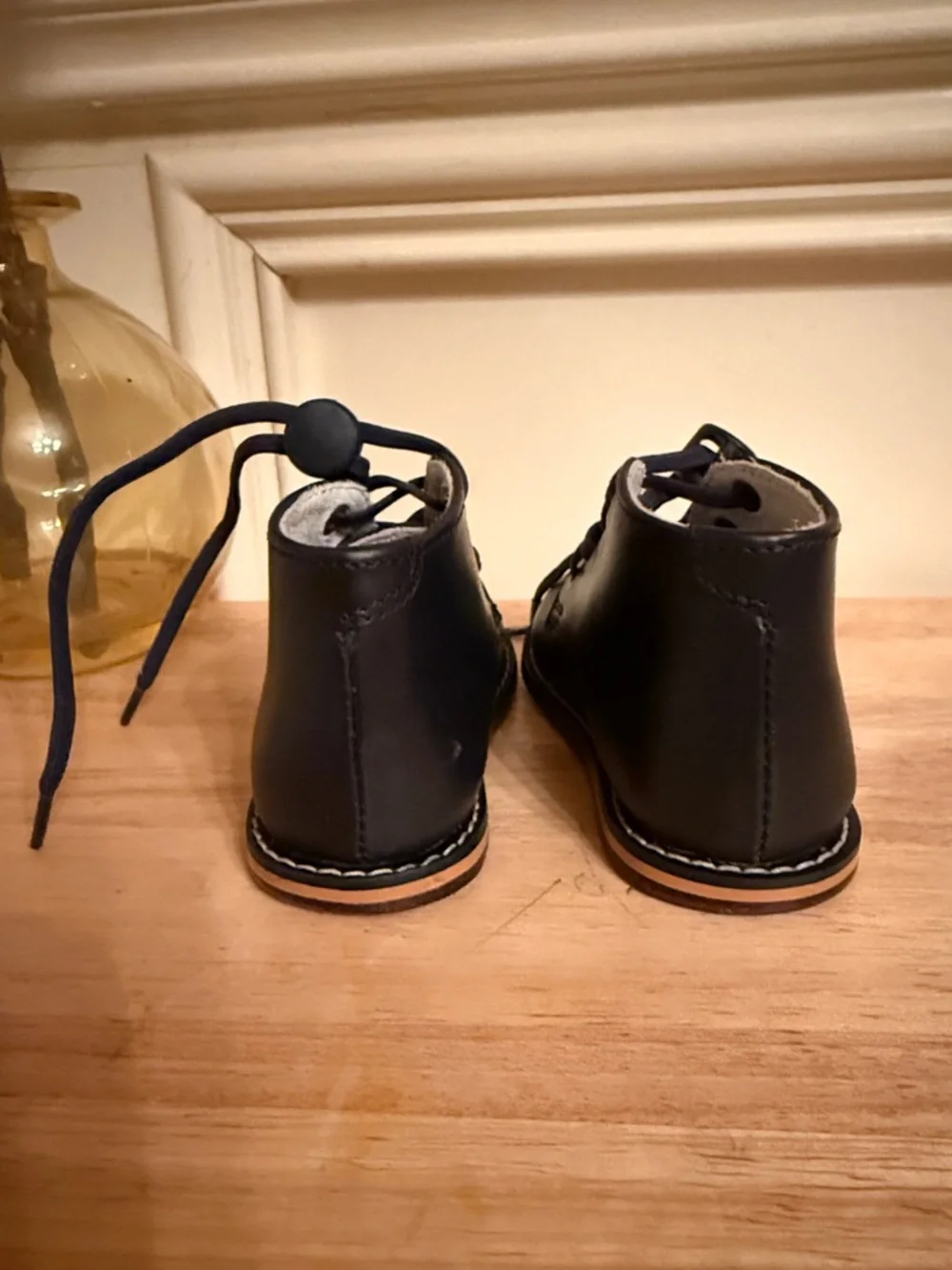 Josmo Black Toddler‎ Lace-Up Ankle Boots Sz 4.5